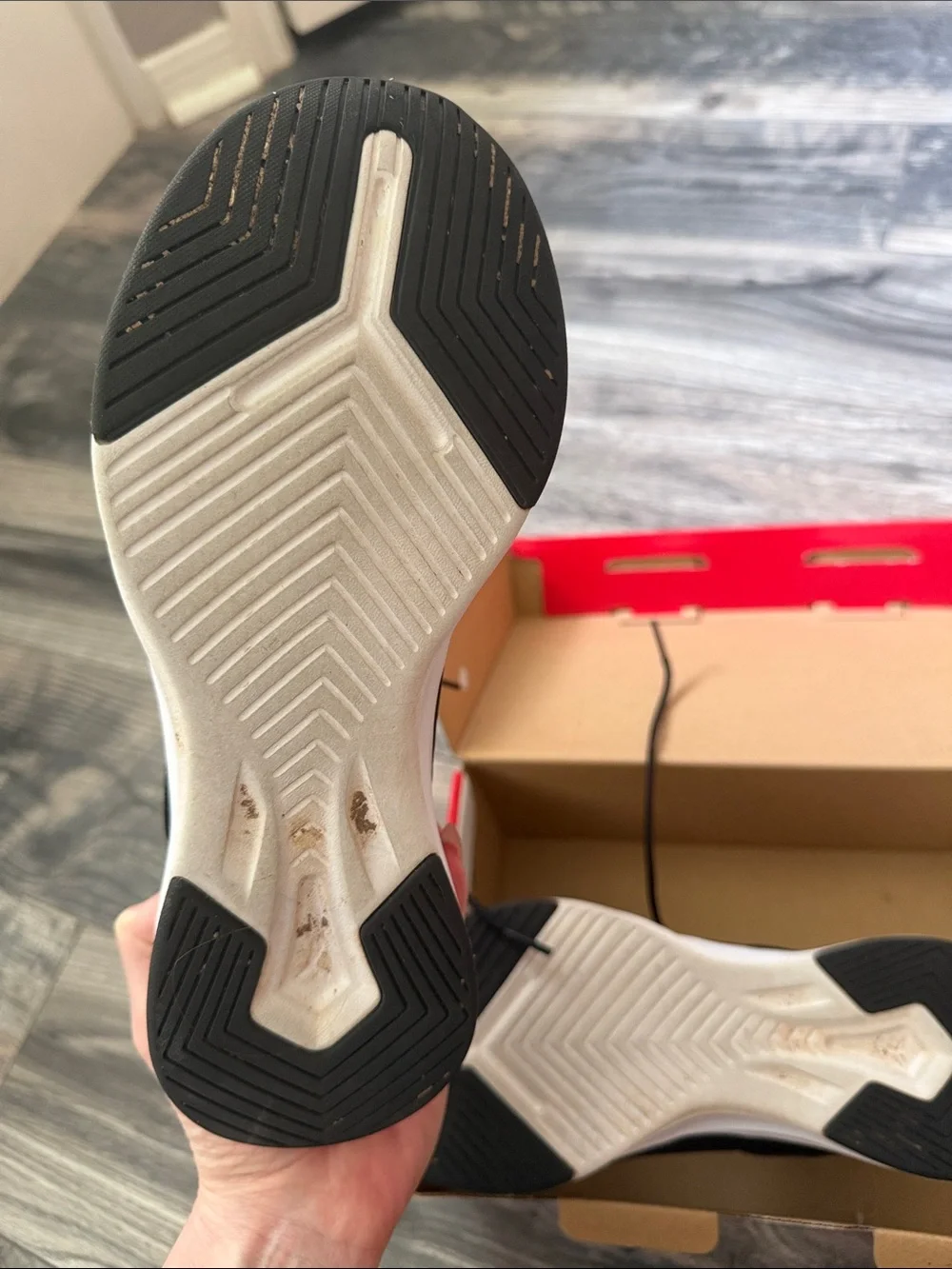 Puma Black Knit Athletic Sneakers with White Sole